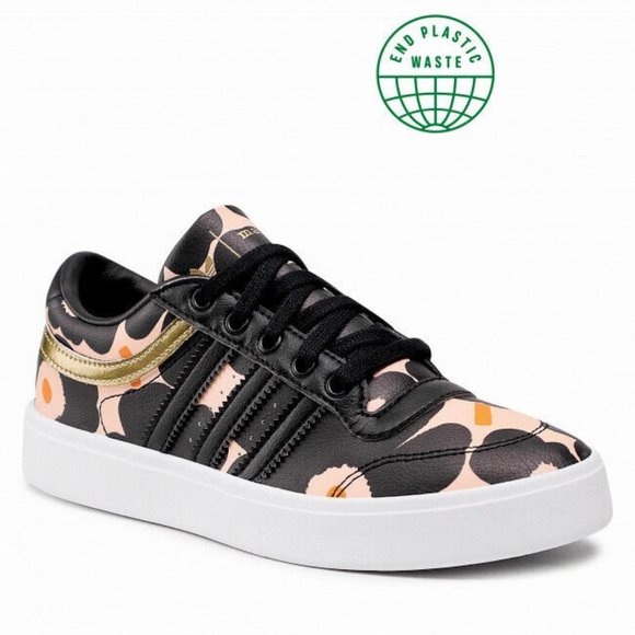 Adidas Bryony Marimekko Women’s Athletic Sneaker Black Trainers Tennis Shoe #264 - Picture 5 of 11